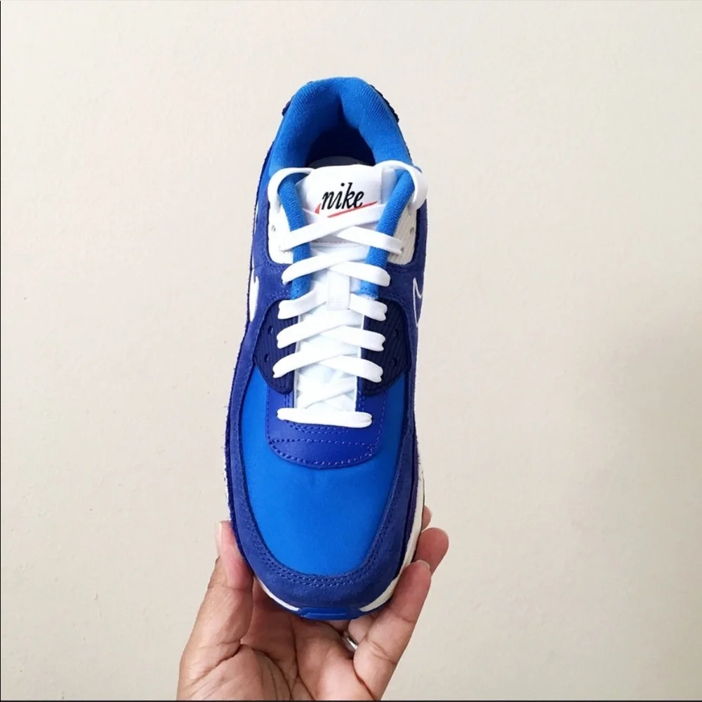 Nike Women's Air Max Sneakers in Blue and White